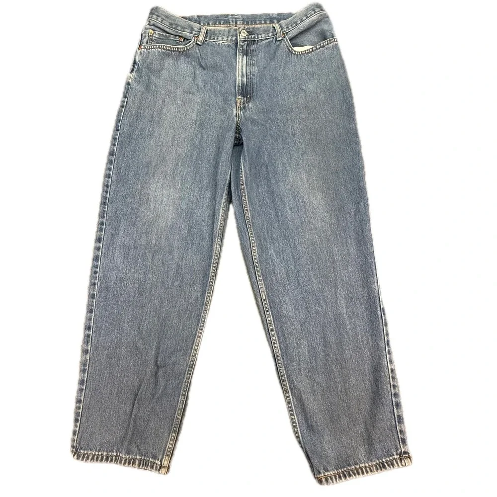 Levi's 560 Jeans Mens 38x32 Blue Comfort Fit Baggy Tapered Leg Denim